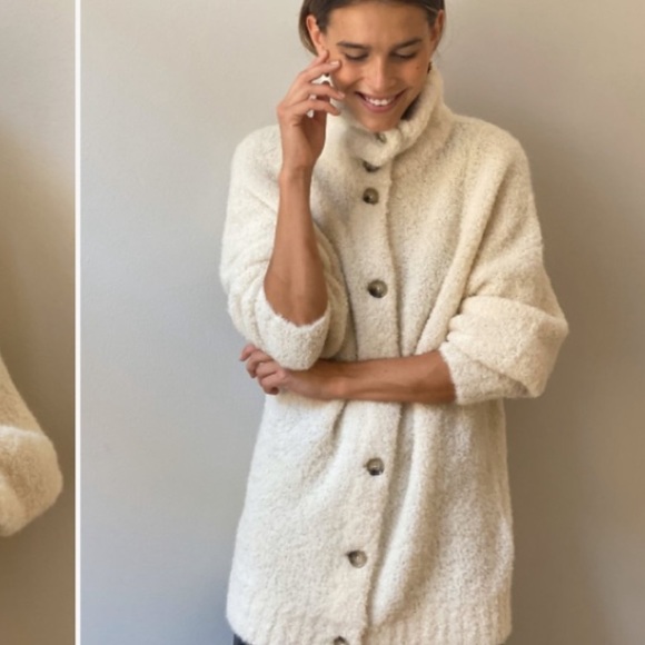 Aritzia Wilfred Oversized Alpaca Cardigan - Picture 2 of 13